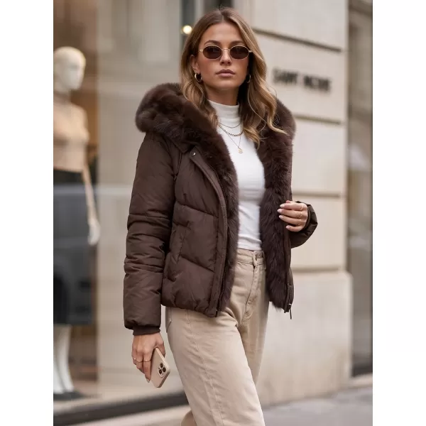  Ženska jakna DSTREET TY5983 RJAVA 