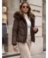 Ženska jakna DSTREET TY5983 RJAVA