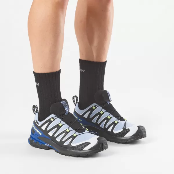  Moški čevlji SALOMON XA PRO 3D V9 GORE-TEX STORM L45486500 ČRNA/BRUNNERA MODRA/BRSKANJE PO SPLETU 