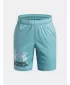 Fantovske kratke hlače UNDER ARMOUR TECH LOGO SHORTS 1383333-425 MODRA