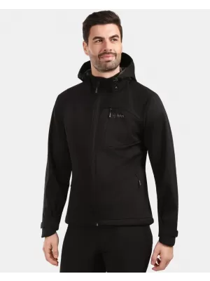 Moška softshell jakna KILPI ONTAVIO-M 1M0112KI ČRNA