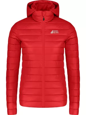 Ženska prešita jakna NORDBLANC NIMBUS WJL8395 RDEČA