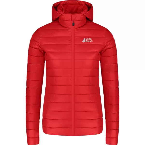  Ženska prešita jakna NORDBLANC NIMBUS WJL8395 RDEČA 