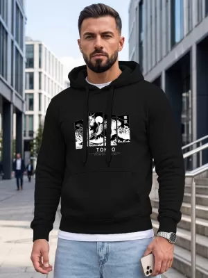Moški pulover DSTREET NX5146BX-03-09 ČRNA