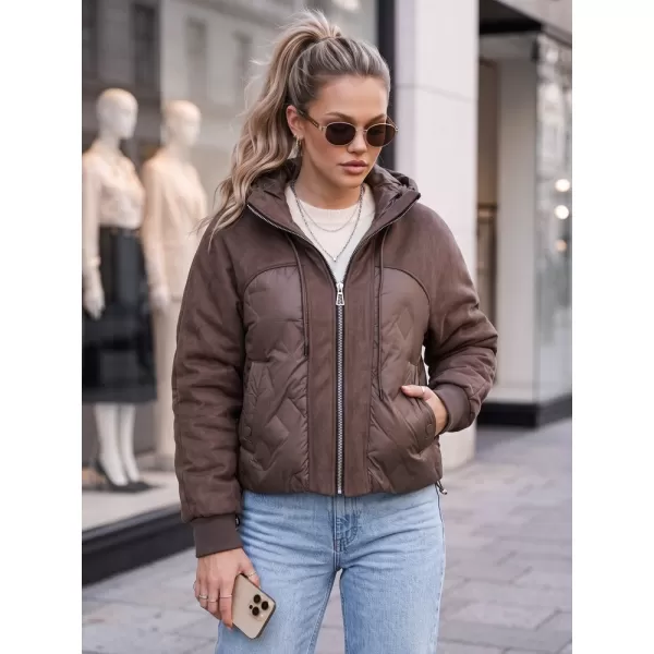  Ženska jakna DSTREET TY6092 RJAVA 