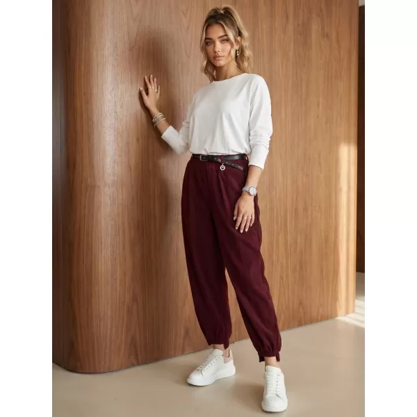  Ženske hlače DSTREET UY3173 BORDO 