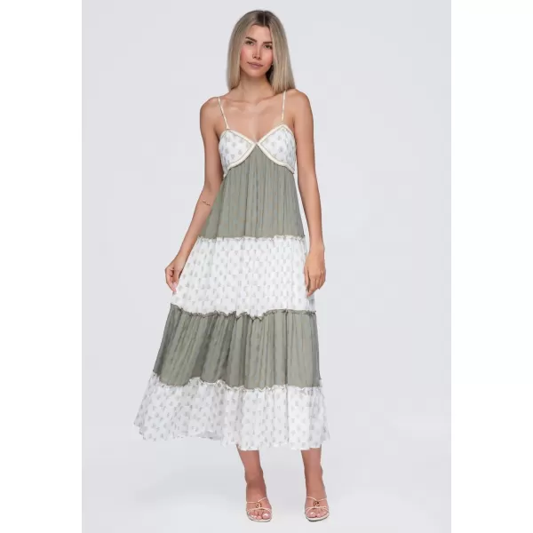  Obleka OMBRE OW-DLR-E0007 ZELENA 