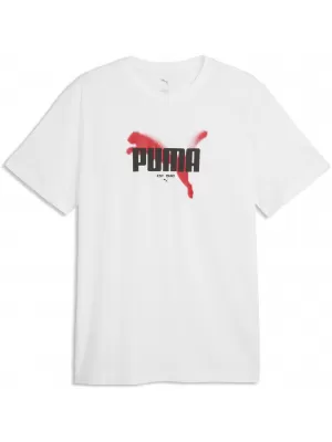 Moška majica s kratkimi rokavi PUMA GRAPHICS TEE 69435502 PUMA BELA