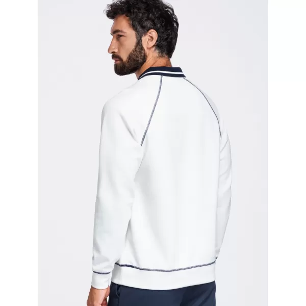  Moški pulover OMBRE OM-SSNZ-0269 UMAZANO BELA 