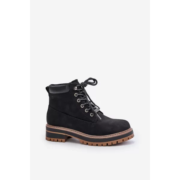  Ženski gležnjarji BIG STAR SHOES OO274A290 ČRNA 