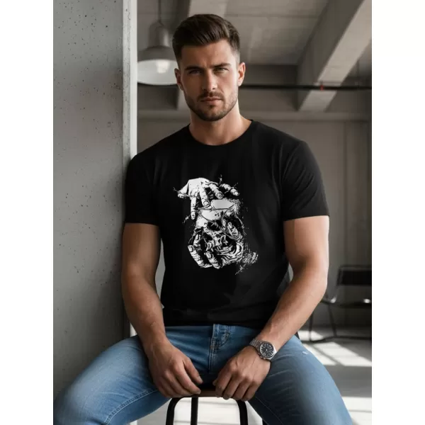  Moška majica s kratkimi rokavi DSTREET NX049R ČRNA 