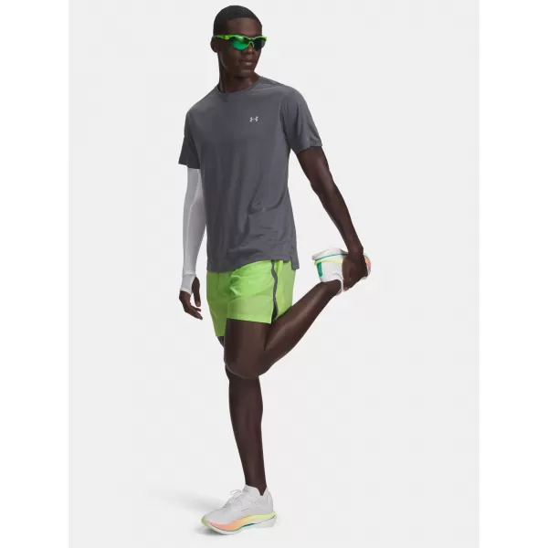  Moške kratke hlače UNDER ARMOUR LAUNCH 7'' SHORTS 1382620-712 ZELENA 