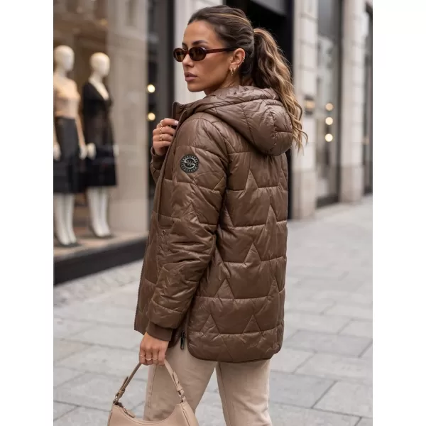  Ženska jakna DSTREET TY5800 RJAVA 