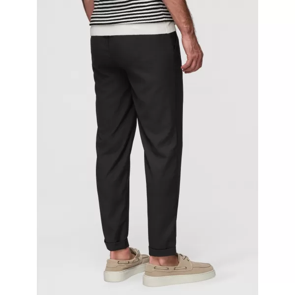  Moške chino hlače OMBRE P1525 ČRNA 