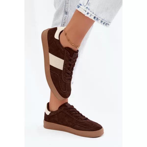  Ženske superge BIG STAR SHOES UU274008 RJAVA/BEŽ 