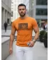 Moška majica s kratkimi rokavi DSTREET NX5014R ORANŽNA