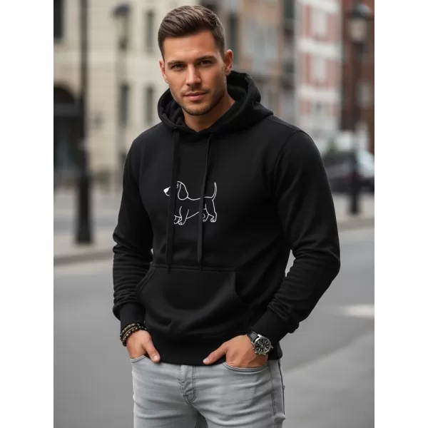  Moški pulover DSTREET NX0221B-BK ČRNA 