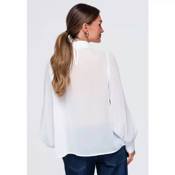  Ženska bluza OMBRE OW-TS-E0085 BELA 