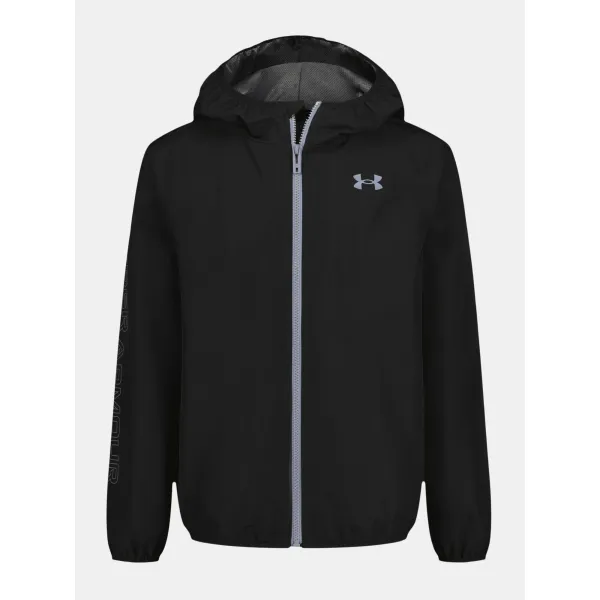 Fantovska jakna UNDER ARMOUR WINTUCK WORDMARK WINDBREAKER UJSJM01F-001 ČRNA 