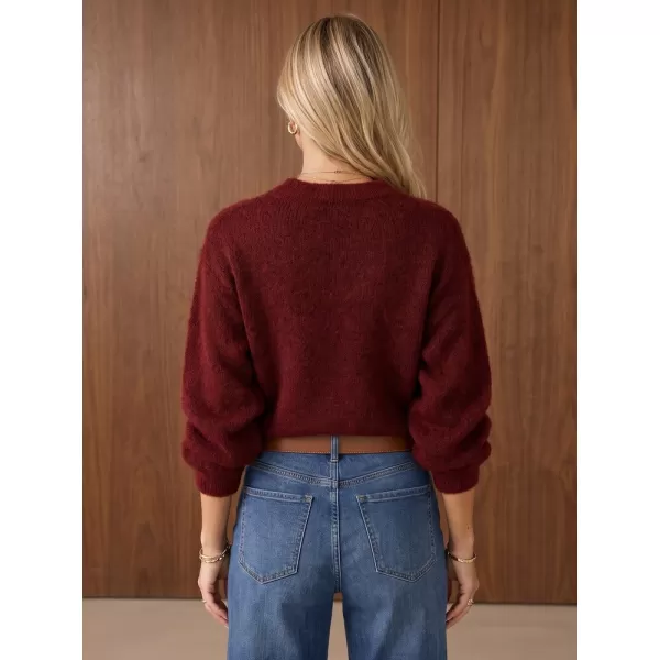  Ženski pulover DSTREET MY2596 BORDO 