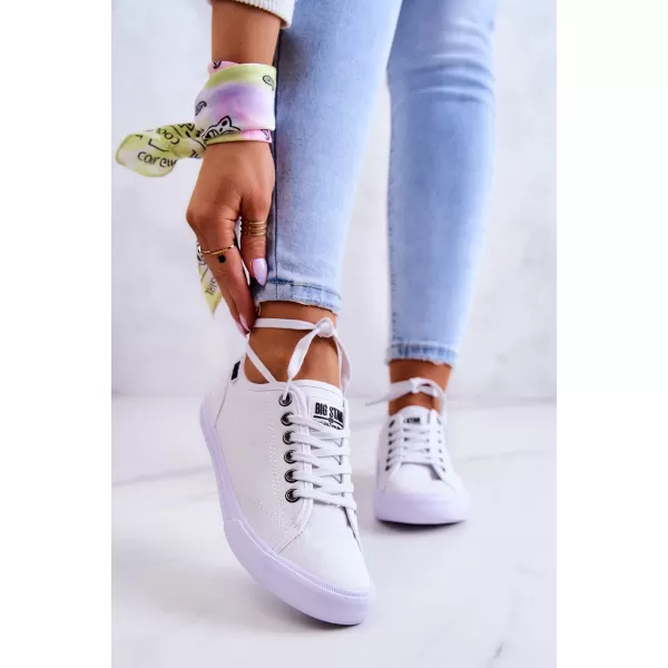  Ženske superge BIG STAR SHOES W274835 BELA 