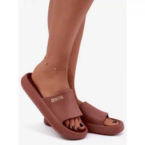  Ženski copati BIG STAR SHOES UU274088 ODTENKI RDEČE 