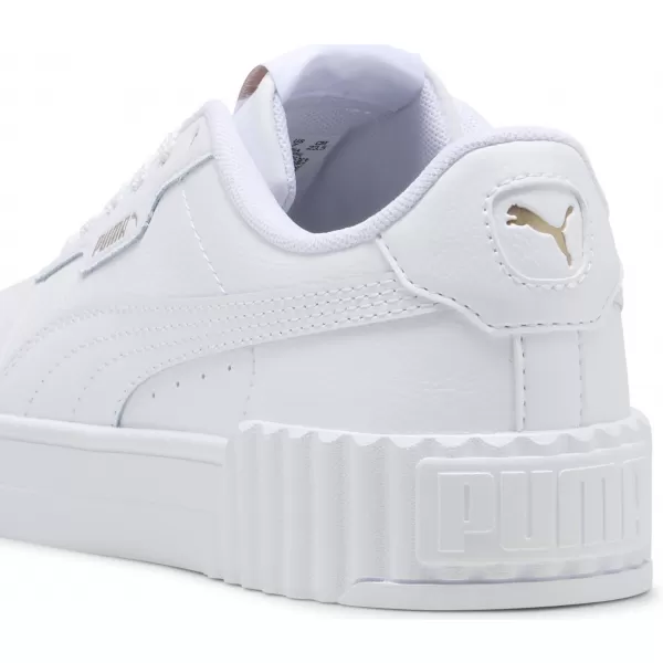  Ženski čevlji PUMA CARINA 3.0 40036501 PUMA BELA/PUMA ZLATA 