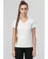 Ženska majica s kratkimi rokavi 4F WMM00TTSHF3307 BELA