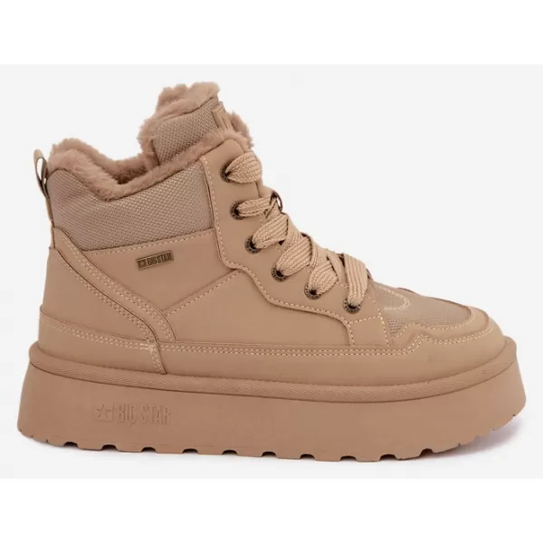  Ženski snežaki BIG STAR SHOES UU274166 BEŽ 