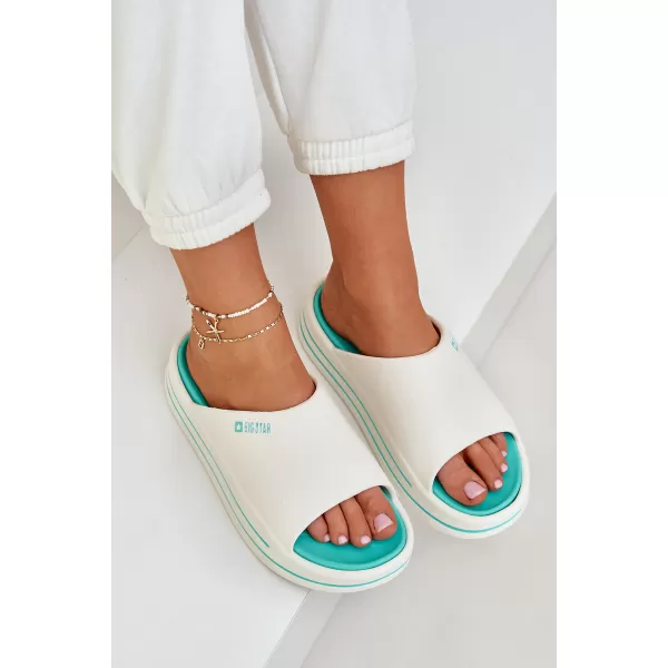  Ženski copati BIG STAR SHOES NN274A038 BELA 