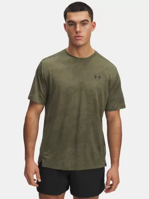 Moška majica s kratkimi rokavi UNDER ARMOUR TECH VENT JCQRD SS 1390047-390 ZELENA