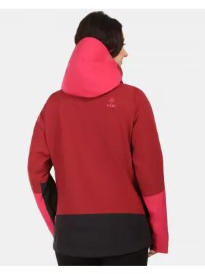 Ženska hardshell jakna KILPI MAMBA-W 1L0101KI TEMNO RDEČA
