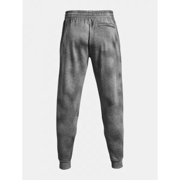  Moške trenirke UNDER ARMOUR UA RIVAL FLEECE PRINTED JGRS 1379777-025 SIVA 