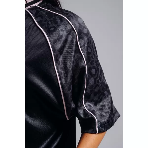  Prevelika majica s kratkimi rokavi 97 NEBBIA PRIMAL 862 ČRNI LEOPARD 