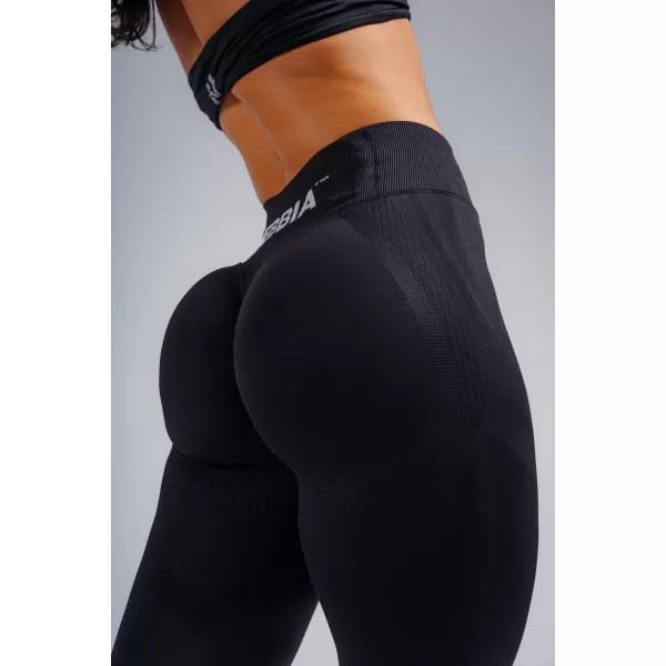  Ekstra push-up pajkice z visokim pasom NEBBIA PRIMAL 850 ČRNA 