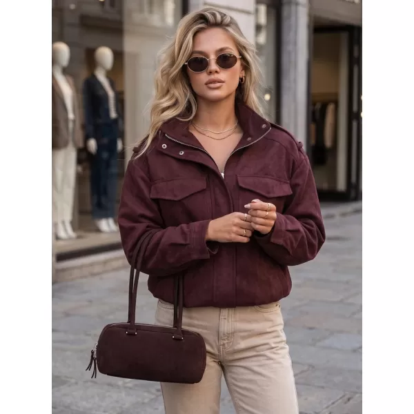  Ženska jakna DSTREET TY5915 BORDO 
