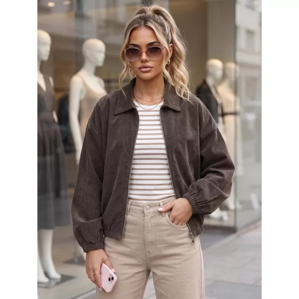  Ženska jakna DSTREET TY6052 RJAVA 