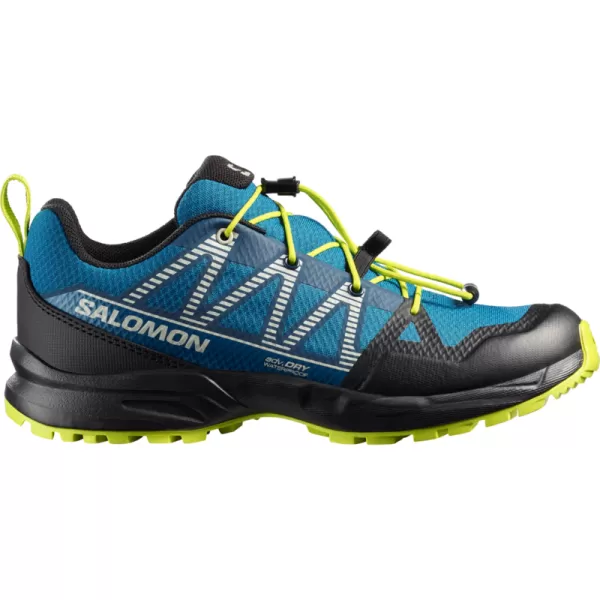  Otroški čevlji SALOMON OUTSCAPE WATERPROOF L49212500 MYKONOS MODRA/ČRNA/KISLA LIMETA 