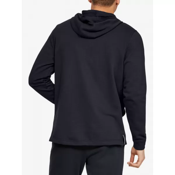  Moški pulover UNDER ARMOUR SPORTSTYLE TERRY LOGO HOODIE 1348520-001 ČRNA 