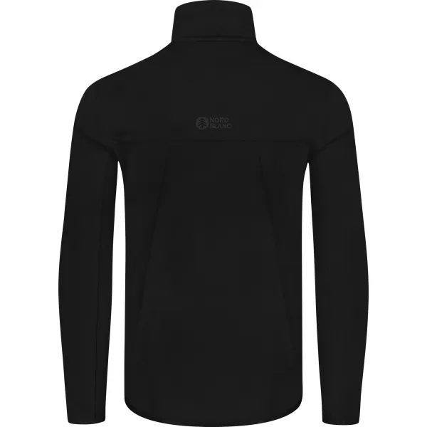  Moški powerfleece pulover NORDBLANC MORASS NBSFM8335 ČRNA 