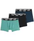Moške boksarice PUMA MEN BOXERS 3P 94713011 ZELENA KOMBINACIJA