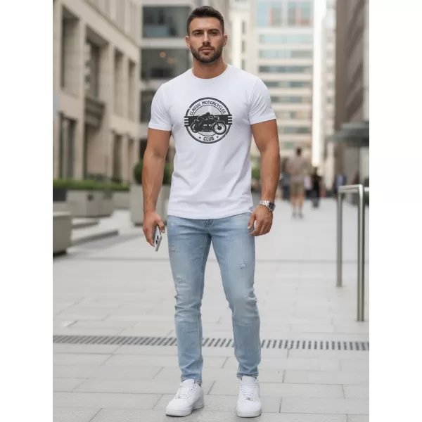  Moška majica s kratkimi rokavi DSTREET NX5088R BELA 