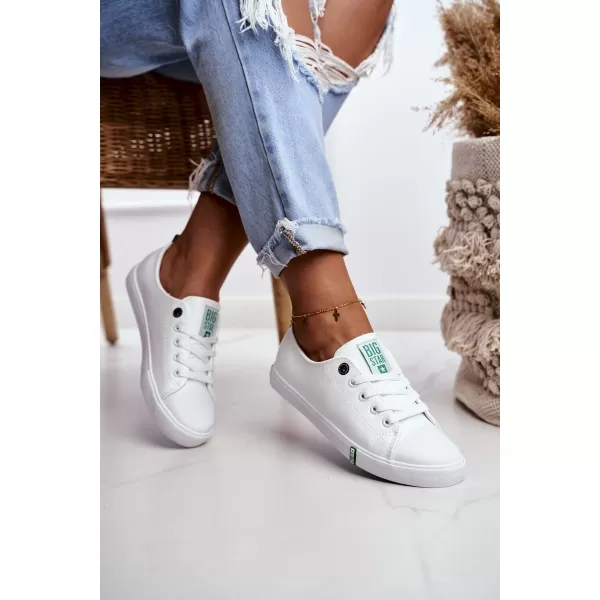  Ženske superge BIG STAR SHOES GG274006 BELA/ZELENA 
