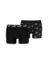 Moške boksarice PUMA ELEMENTS MEN LOGO PRINT BOXERS 2P 93875405 ČRNA