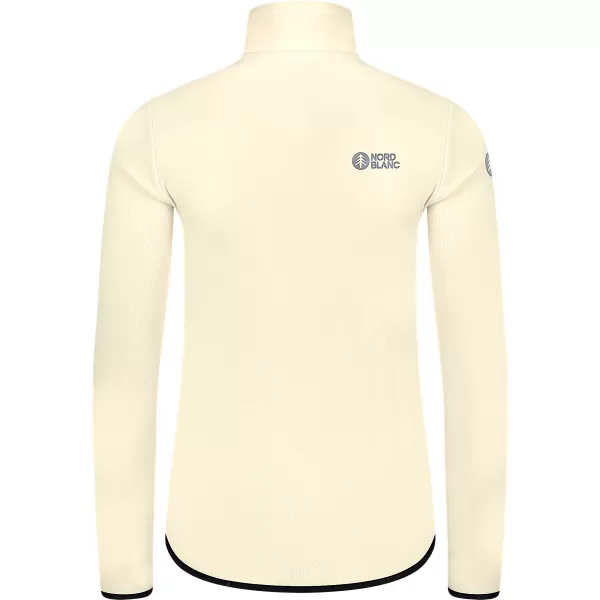  Lahek ženski pulover iz flisa NORDBLANC MAPLE NBSFL8374 BEŽ 