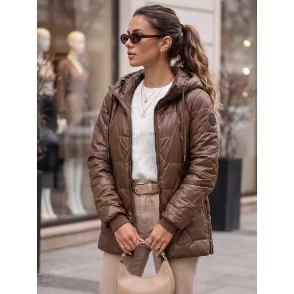  Ženska jakna DSTREET TY5800 RJAVA 