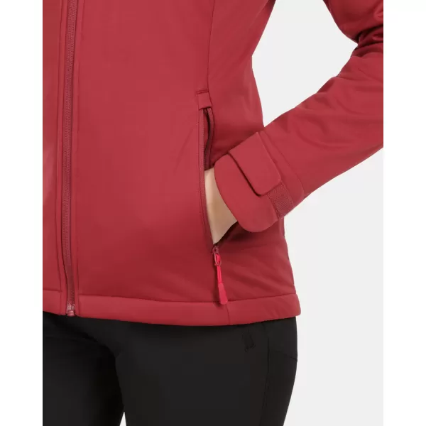  Ženska softshell jakna KILPI ONTAVIA-W 1L0113KI TEMNO RDEČA 