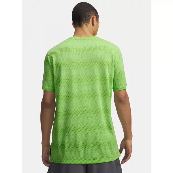 Moška majica s kratkimi rokavi UNDER ARMOUR VELOCITI SS 6009517-712 ZELENA 