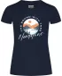 Ženska majica s kratkimi rokavi NORDBLANC STARLIGHT NBSLT8176 TEMNO MODRA
