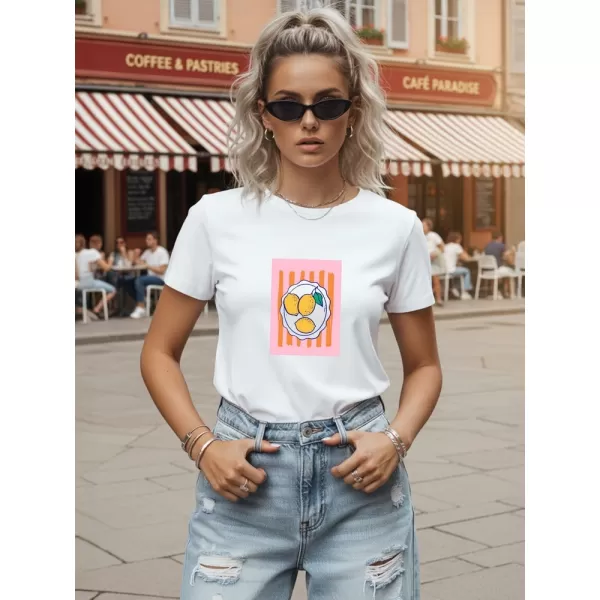  Ženska majica s kratkimi rokavi DSTREET NX8040RY-WH BELA 
